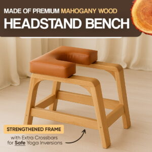 yoga headstand bench
