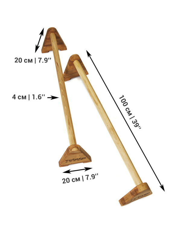 Parallets triangular 100x20 cm