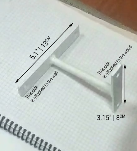 Wall Mount Bracket Size