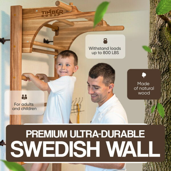 wooden swedish ladder