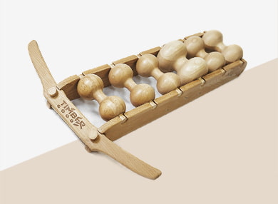 Timbergood 6 rollers back massager