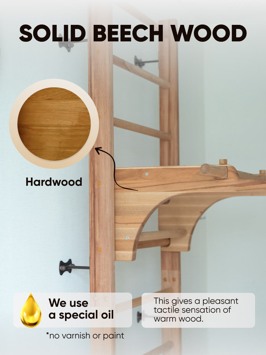 Timbergood swedish wall bars