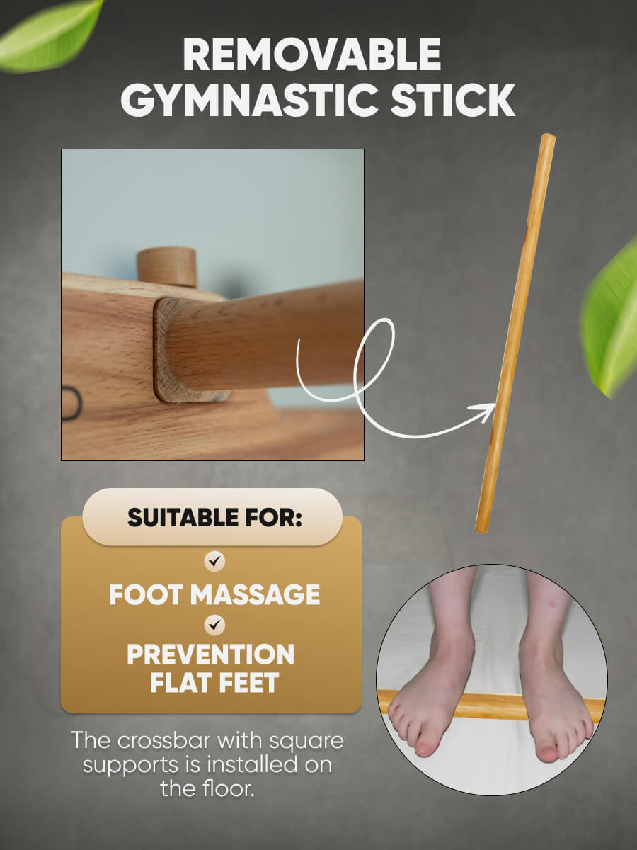 stall bars foot massage